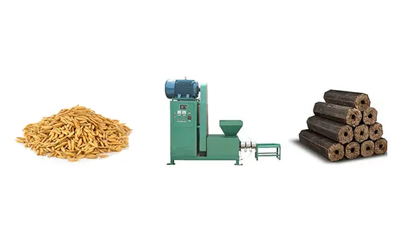 ماشین آلات تولید زغال از سبوس برنج