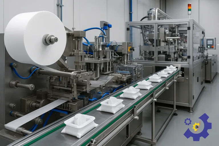 خط تولید دستمال مرطوب